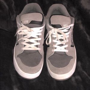 vans men docket skate suede leather logo shoes